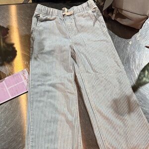 Cat & Jack Blue and White Striped Kids Pants